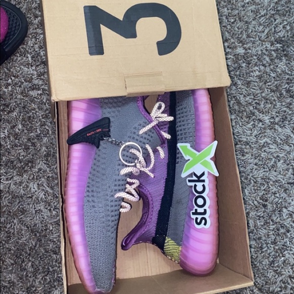 purple yeezy yeshaya